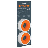 Cinta de teflon 1/2" x 7m en blister truper